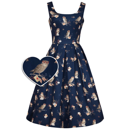 Dolly & Dotty Amanda Owl & Letter Dress