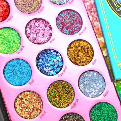 Rude Cosmetics Sin of Glittony Glitter Palette