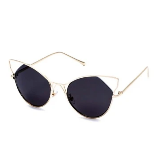 Banned Retro Delicate Metal Cat Eye Sunglasses