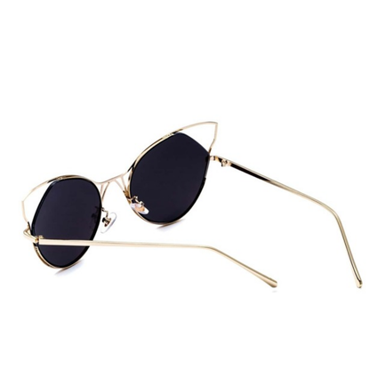 Banned Retro Delicate Metal Cat Eye Sunglasses