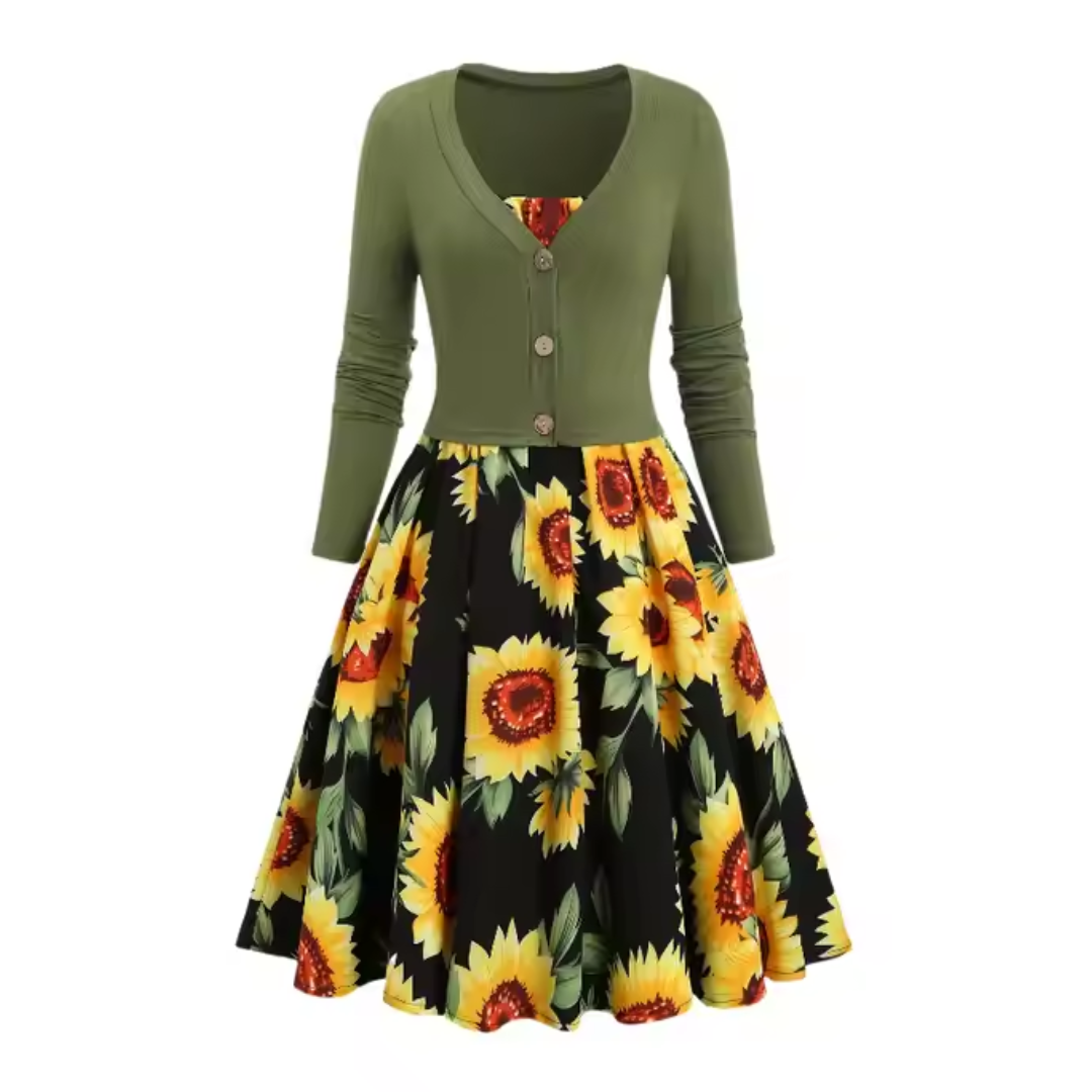 Sweet Sunflower Cardi and Dress