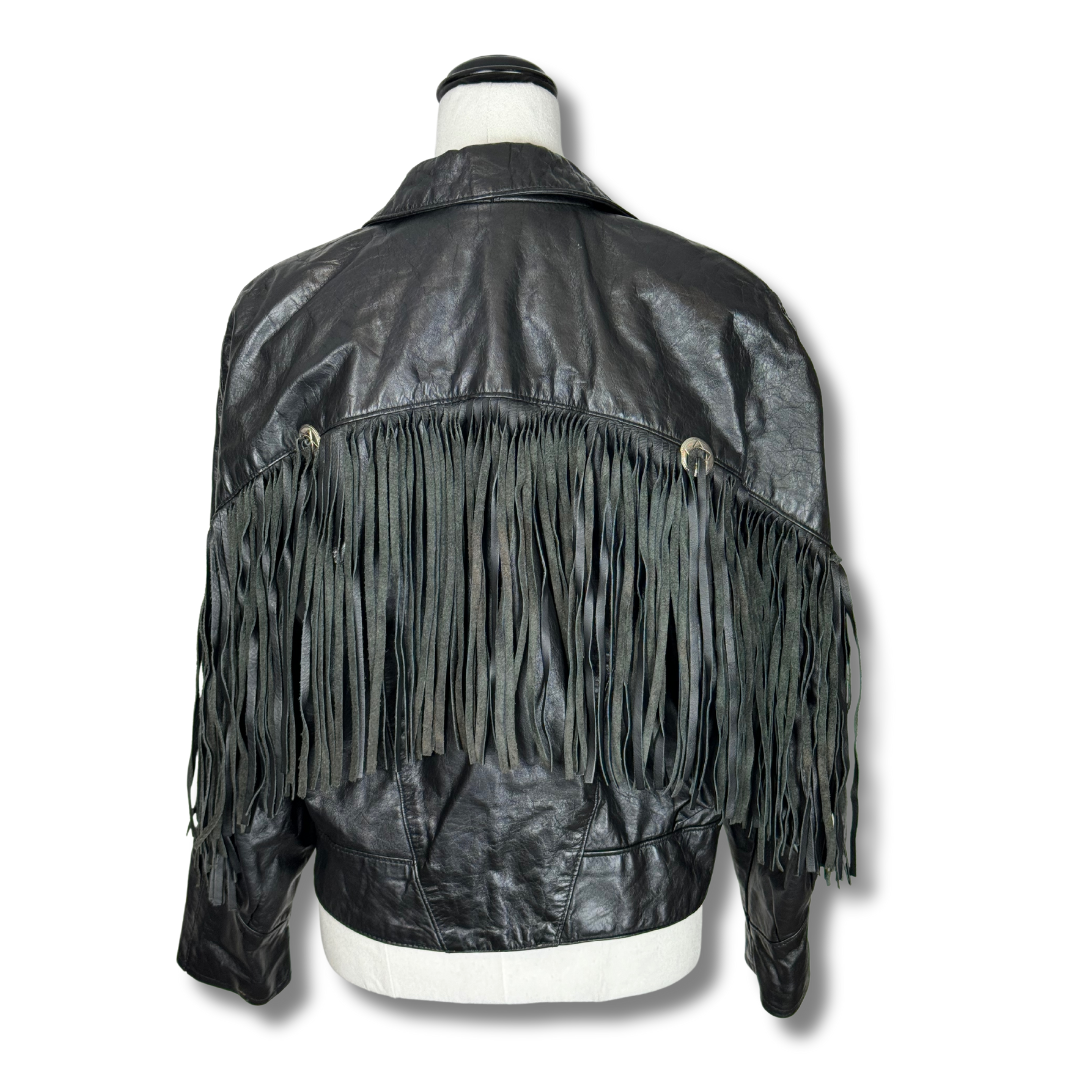 Park V Vintage Motorcycle Leather Jacket