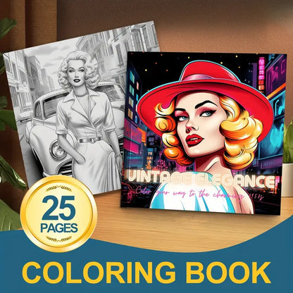 Vintage Elegance Colouring Book