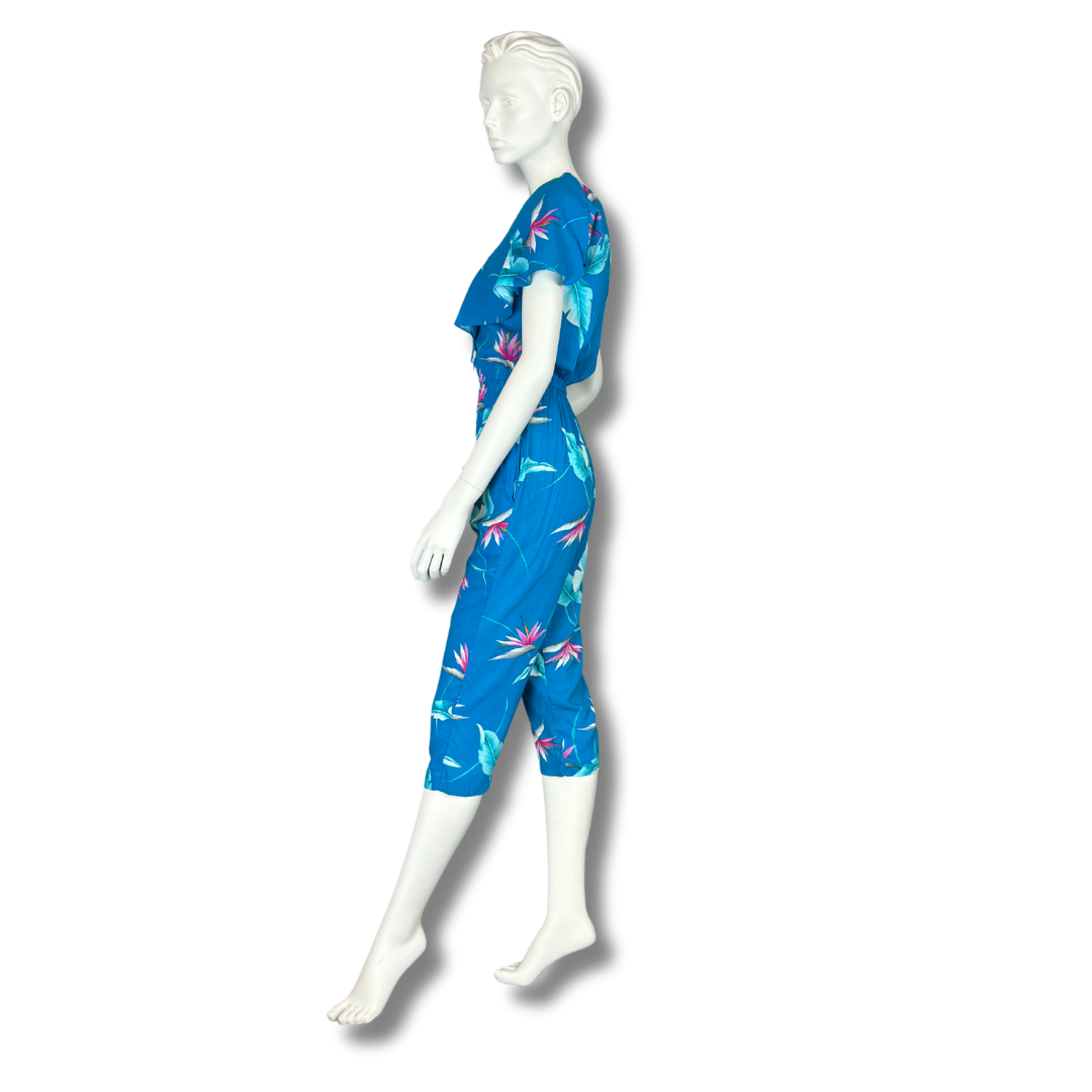 Vintage 1980s Bird of Paradise Jumpsuit