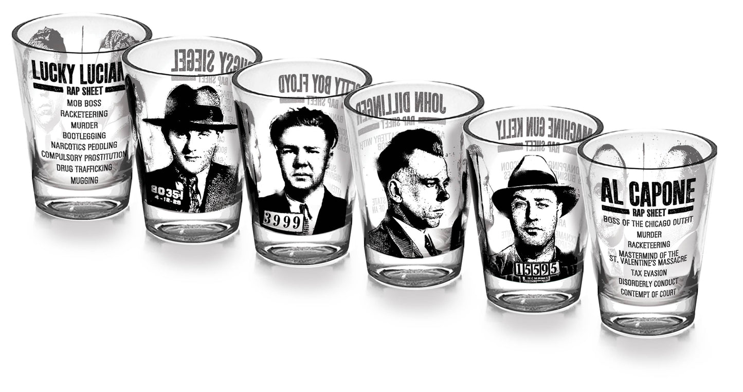 Mug Shots Shot Glasses