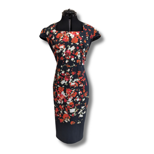 Anthea Crawford Black Floral Dress