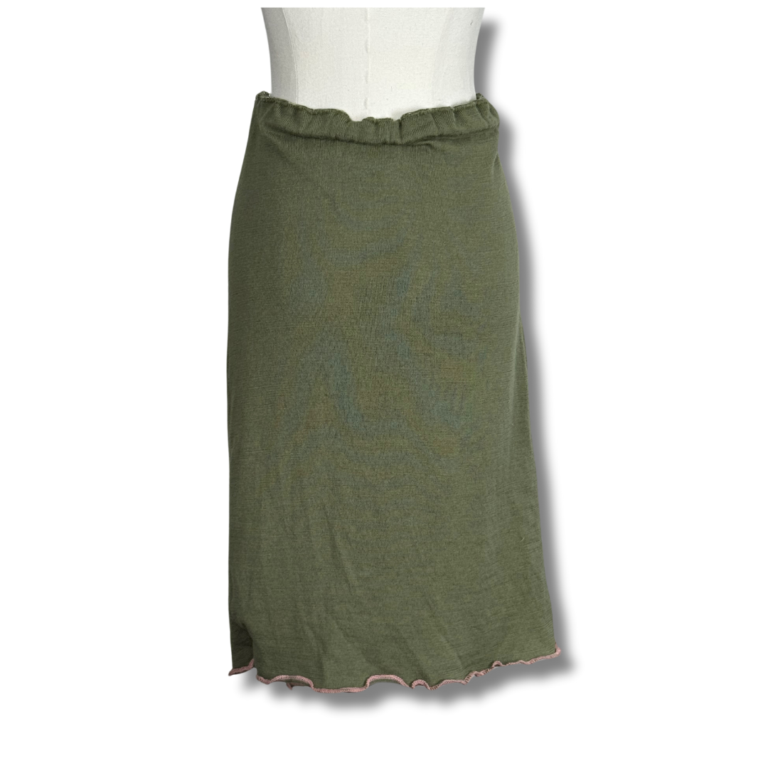 Alannah Hill Olive Ruffle Skirt