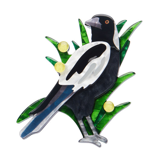 Erstwilder Max the Magpie Brooch