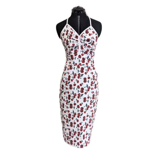 Bettie Page by Tatyana Cherries Wiggle Dress