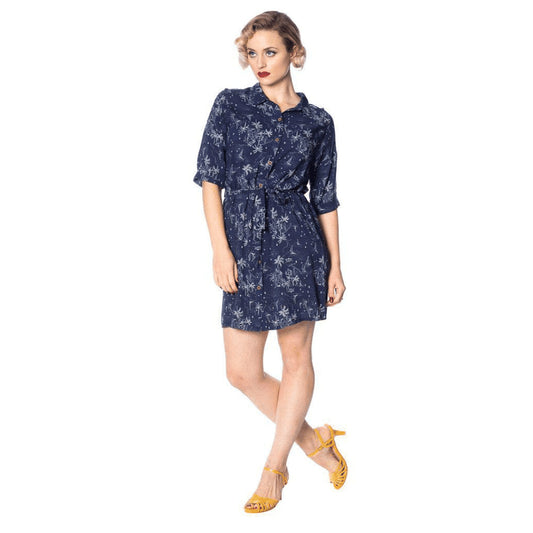 Santorini Dreams Mini Shirtdress