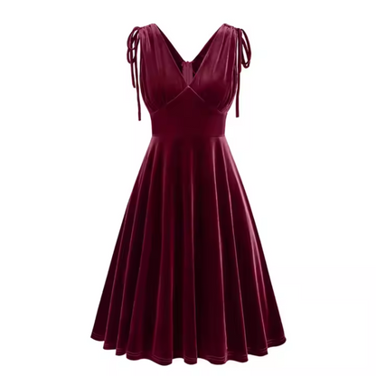 Bordeaux Beauty Dress (Sample)