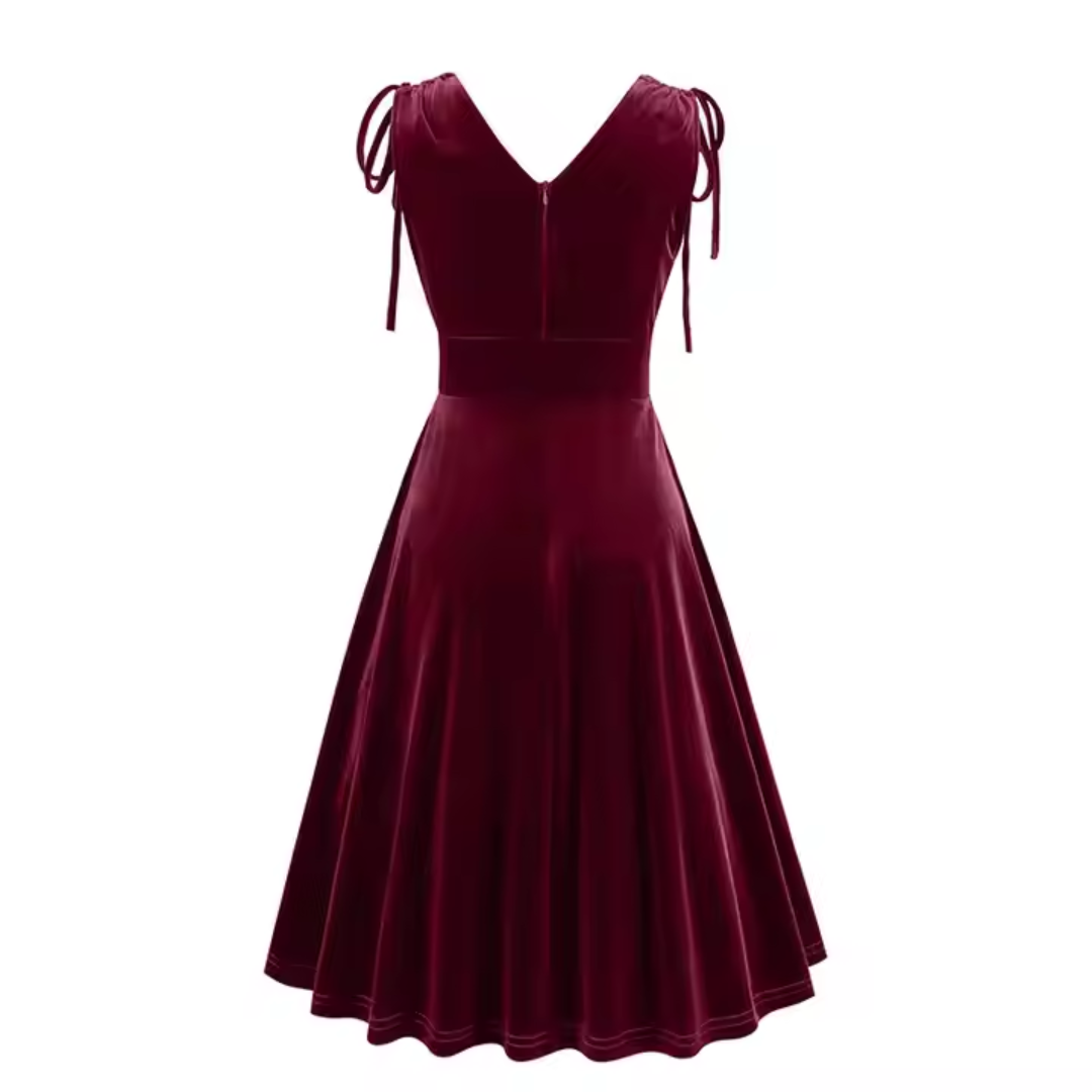 Bordeaux Beauty Dress (Sample)