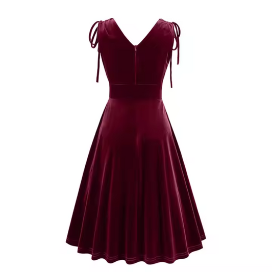 Bordeaux Beauty Dress (Sample)