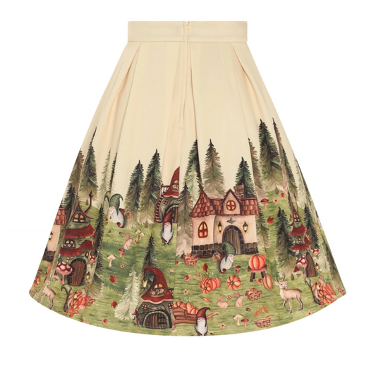 Dolly & Dotty Carolyn Yellow Gnomeville Skirt - delivery late April