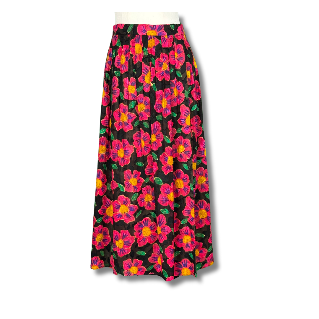 Carlisle 1980s Tropical Skirt and Top Set