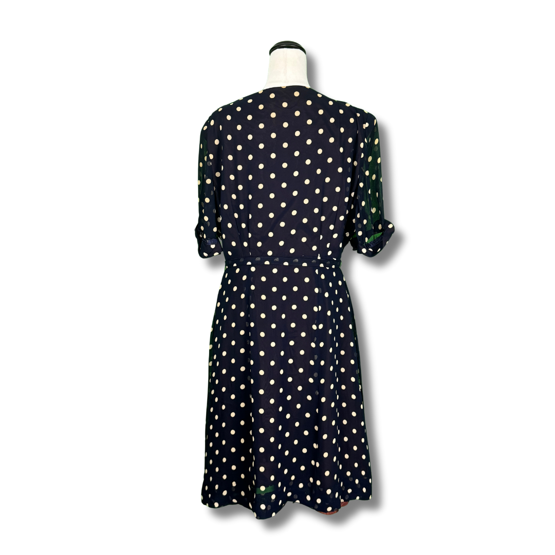 Classic Lady by Constantine  Vintage 1950s Polka Dot Dress