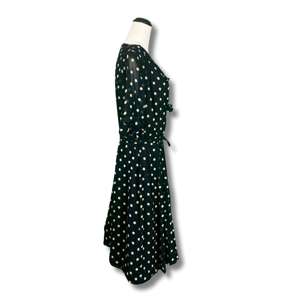 Classic Lady by Constantine  Vintage 1950s Polka Dot Dress