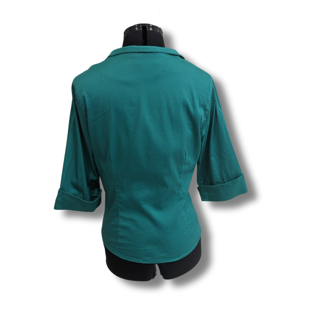 Collectif Mona Blouse in Green