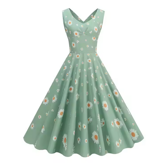 Daisy Dreamer Dress in Pale Green (Sample)