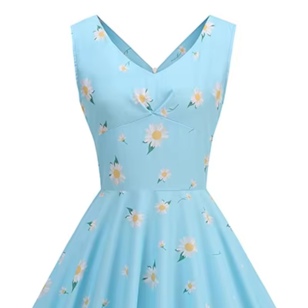 Daisy Dreamer Dress in Pale Blue (Sample)