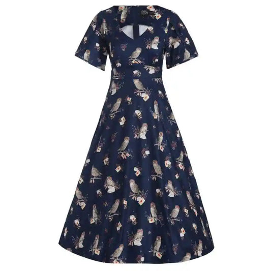 Dolly & Dotty Janice Owl & Letter Dress