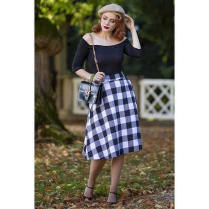 Dolly & Dotty Joyce Monochrome Skirt