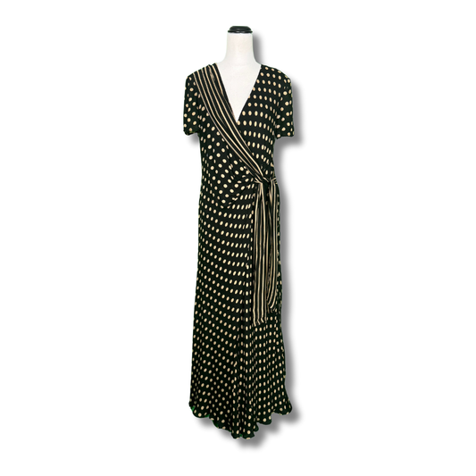 Donna Ricco 1920s Style Black and White Evening Dress