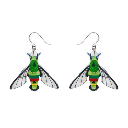 Erstwilder Glimmer the Hawk Moth Earrings