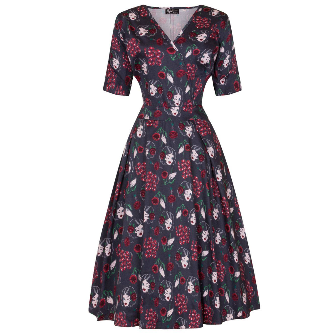 Lady V London Pinups & Pythons Estella Dress