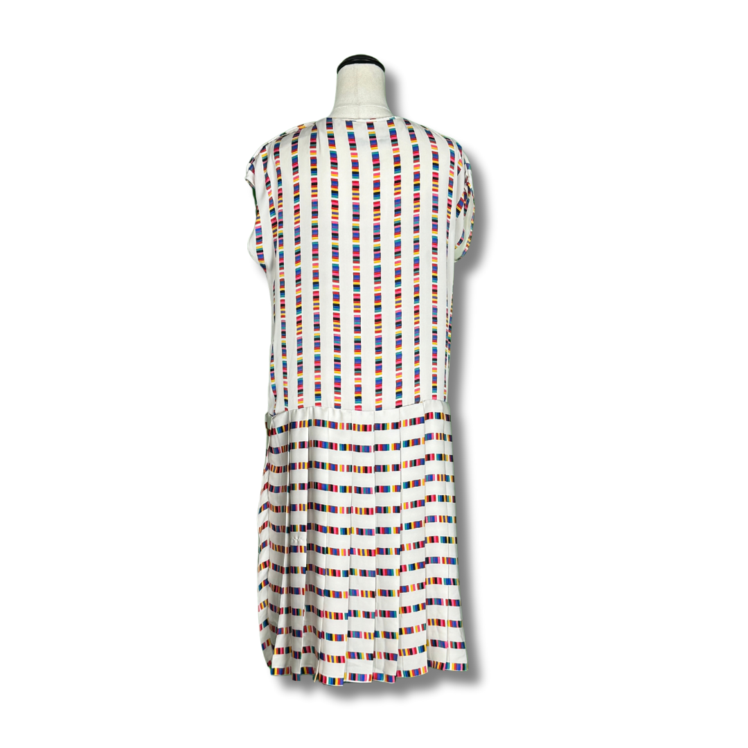 Geoff Bade 1980s Drop Waist Dress