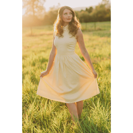 Happy Yellow Dress Wanderer Yellow Stripe Dress