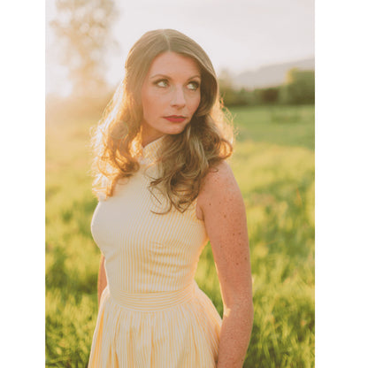 Happy Yellow Dress Wanderer Yellow Stripe Dress