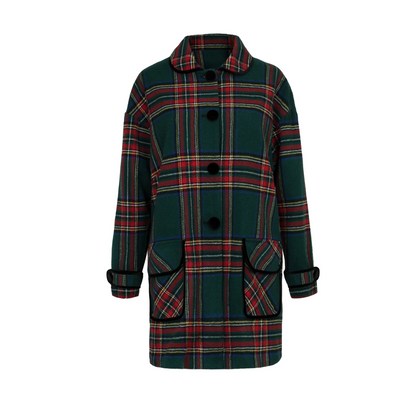 Hell Bunny Stanley Coat in Green