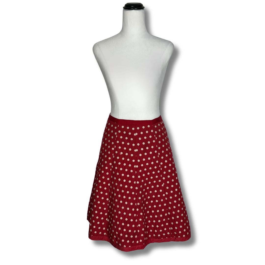 Alannah Hill 'I Give Everything' Red Polka Dot Skirt