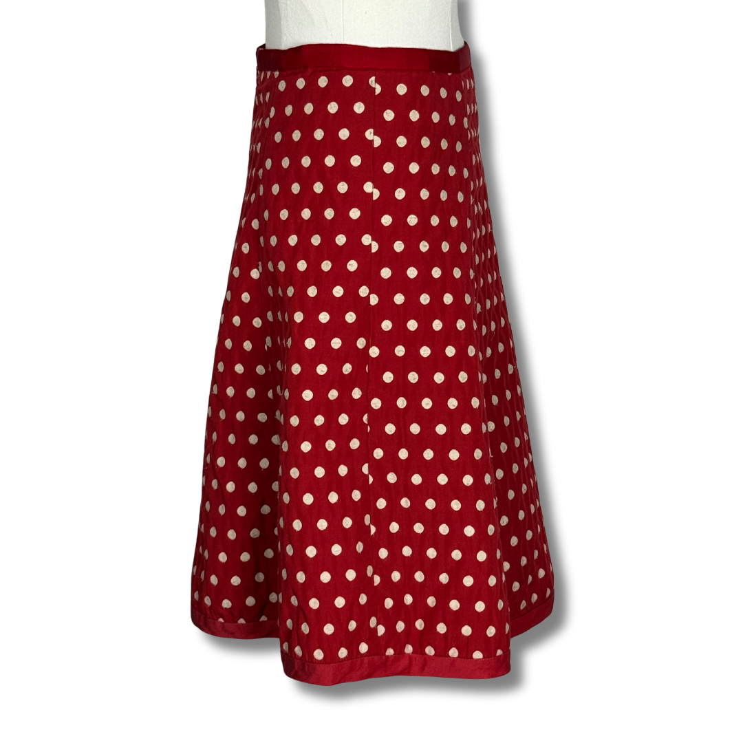 Alannah Hill 'I Give Everything' Red Polka Dot Skirt