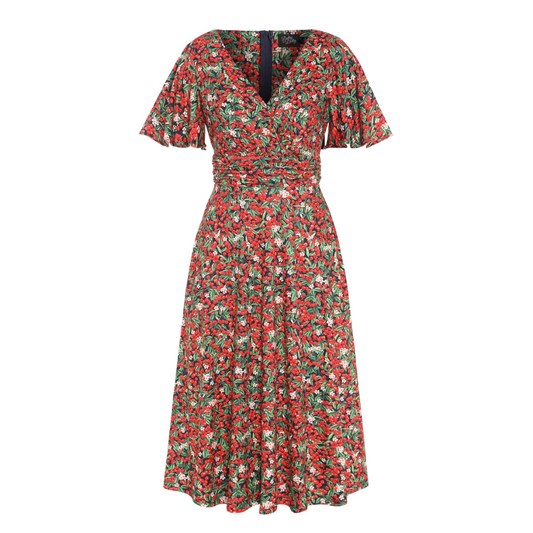 Dolly & Dotty Donna Red Berries Dress - shipping late April