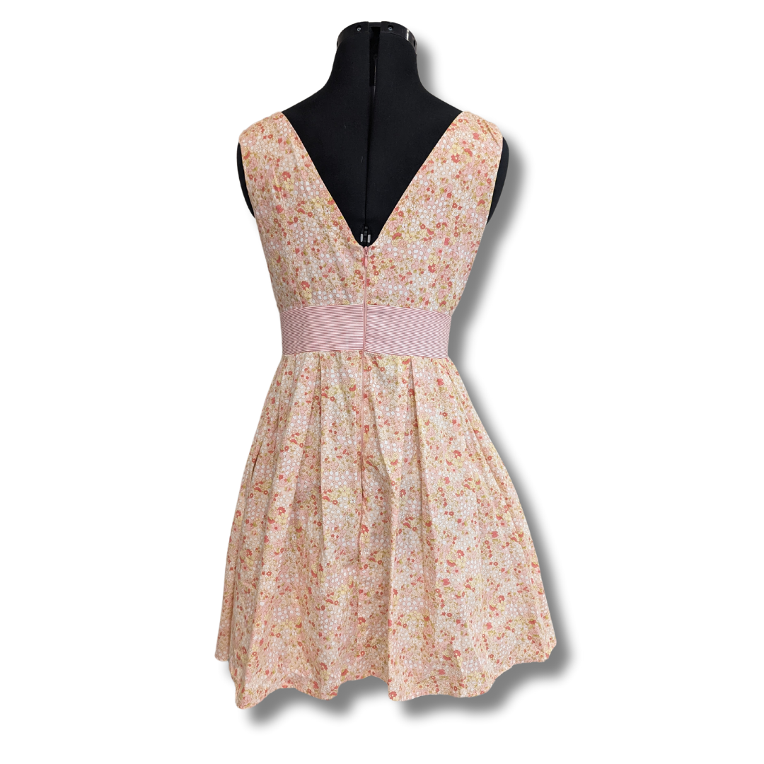 Kitten d'Amour Floral Dress with Cross Over Top