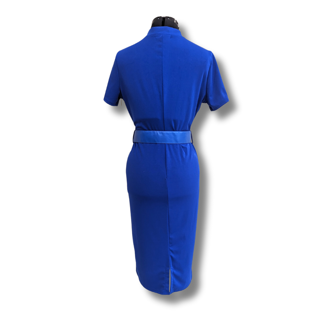 Mundefeis Royal Blue Wiggle Dress