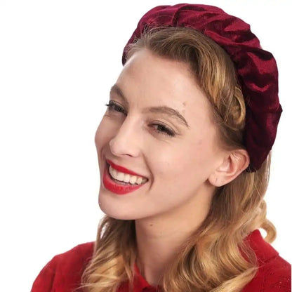 Banned Retro Burgundy Priscilla Hairband