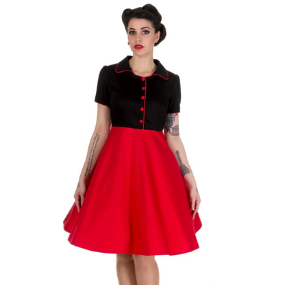 Dolly & Dotty Penelope Diner Dress in Red