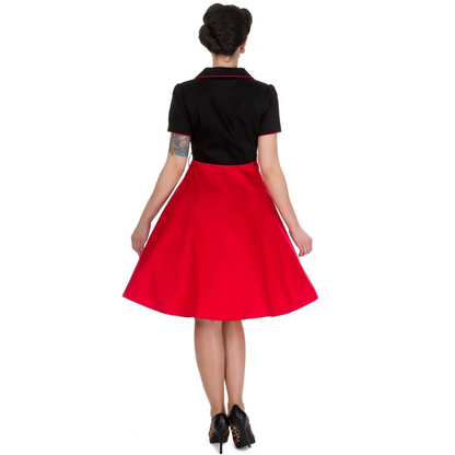 Dolly & Dotty Penelope Diner Dress in Red