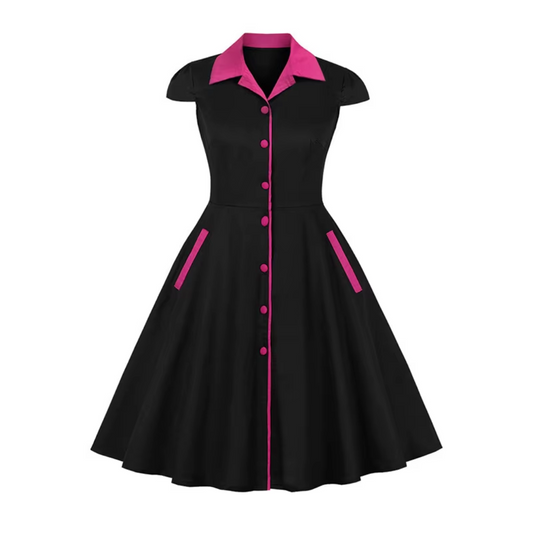 Pink Pantherette Atomic Diner Dress