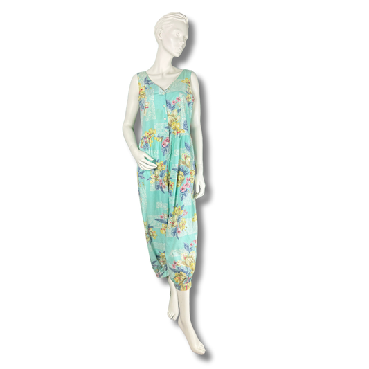 Reyn Spooner Vintage 1980s Hawaiian Floral Jumpsuit