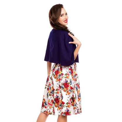 Dolly & Dotty Sabrina Royal Blue Cape