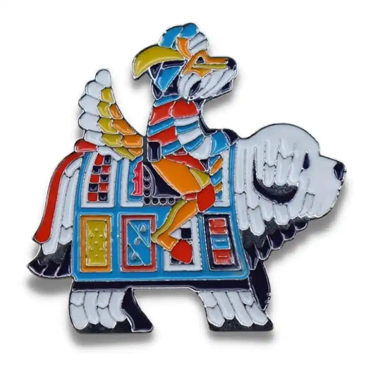 Sir Didymus and Ambrosius lapel pin