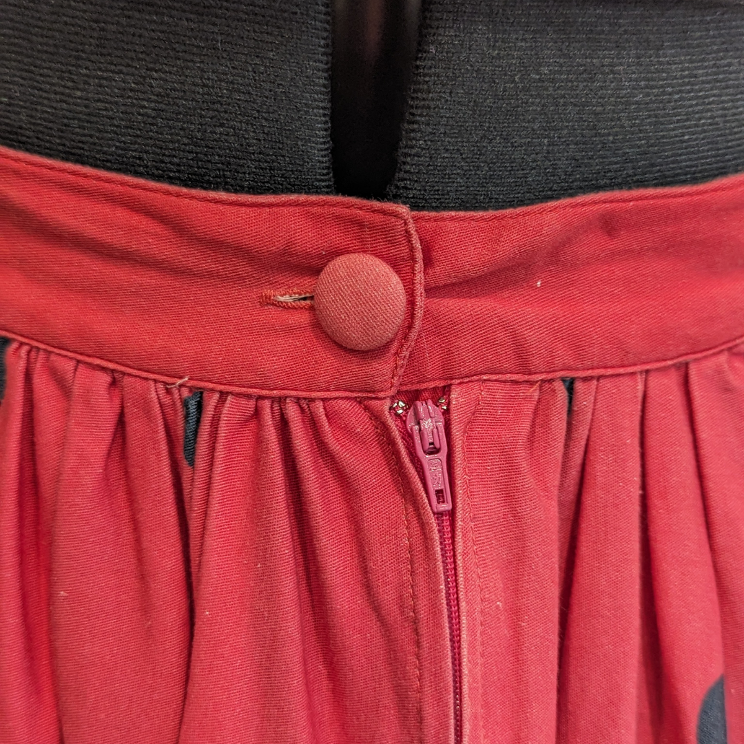 Unique Vintage Elora Watermelon Skirt