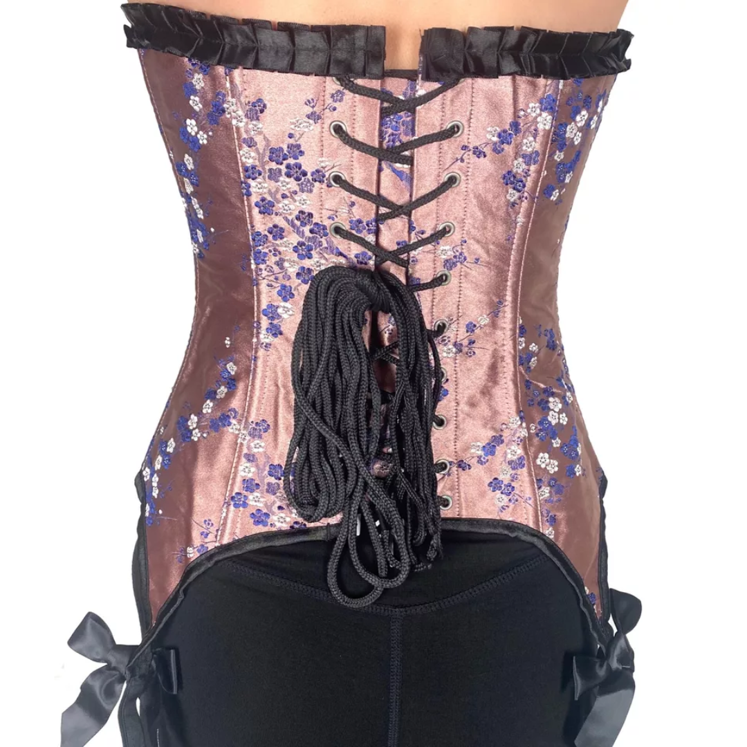 Voodoo Vixen/Bedroom Eyes Dust Pink Corset