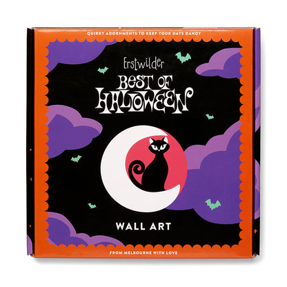 Erstwilder Cara the Halloween Kitty Wall Art