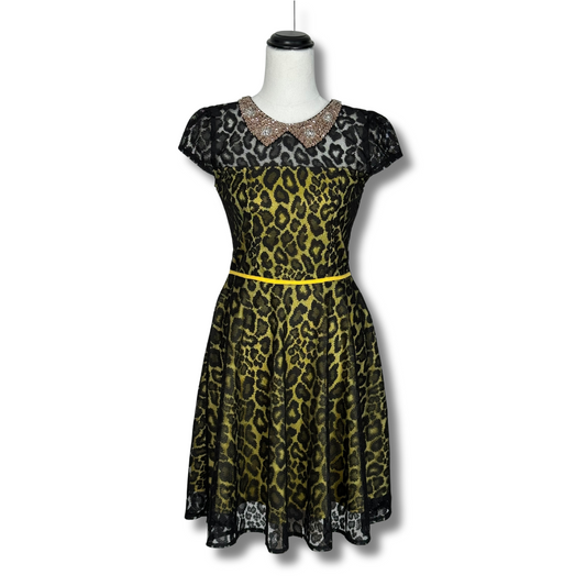 Zara Woman Leopard print retro dress