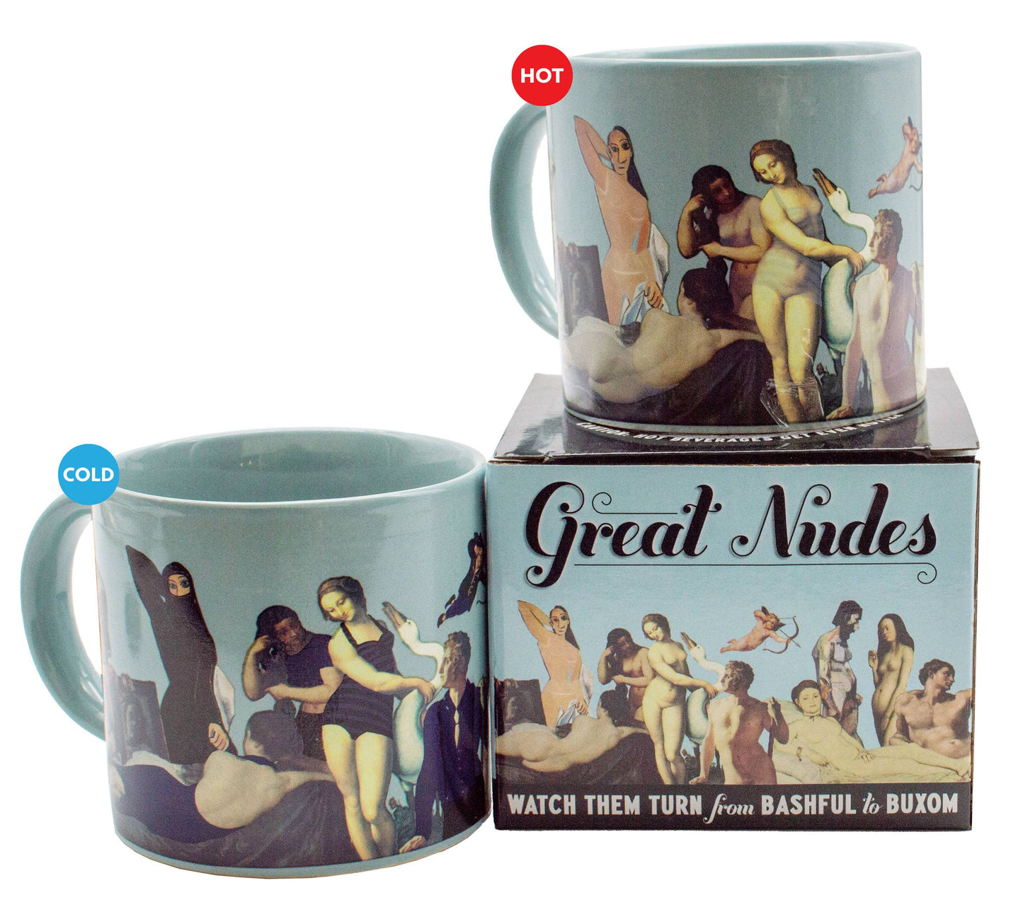 Great Nudes of Art Heat-Changing Coffee Mug